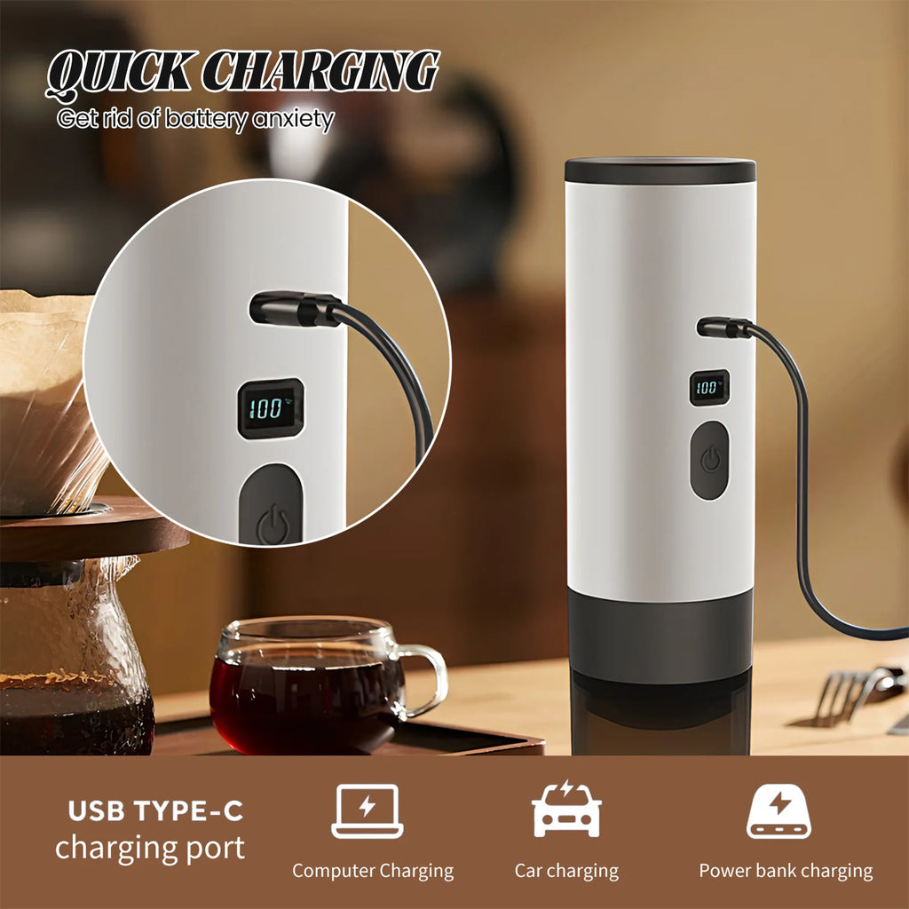 Cafetera portátil eléctrica