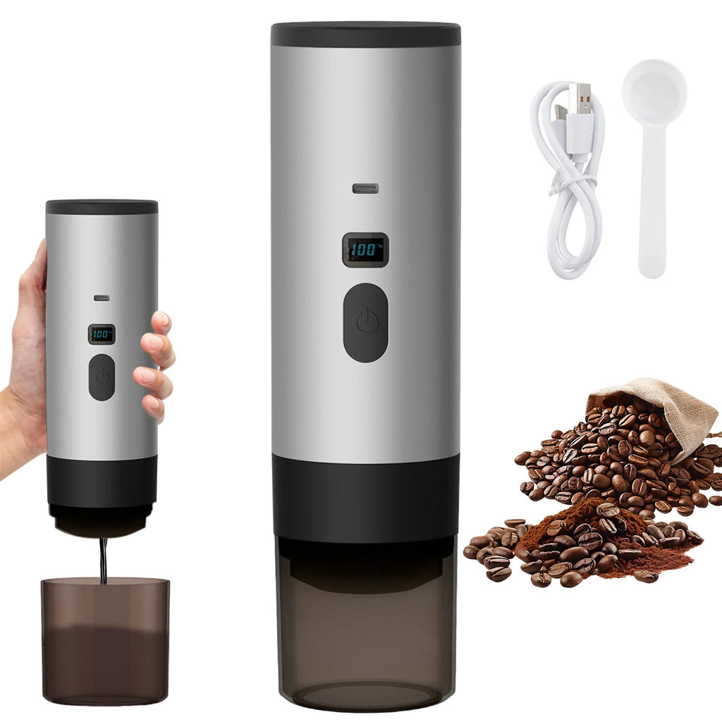 Cafetera portátil eléctrica